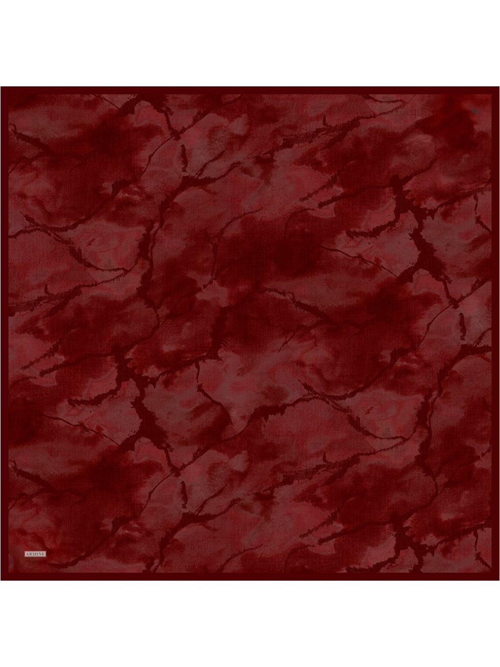 Bordo Saf İpek Twill Eşarp 9501d 50-5