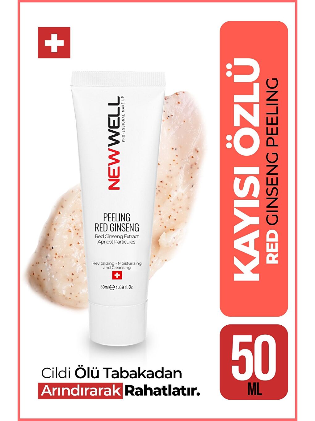 Kayısı Özlü Red Ginseng Peeling (50ML)