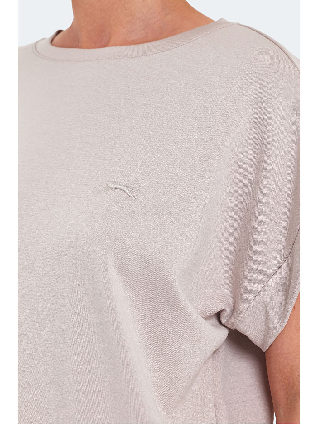 VINKO I Kadın Tişört Taş Gri-3