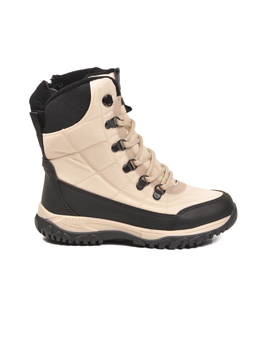 Bej Polarlı Kaymaz Taban Soğuğa Dirençli Unisex Çocuk Bot Felix F-1