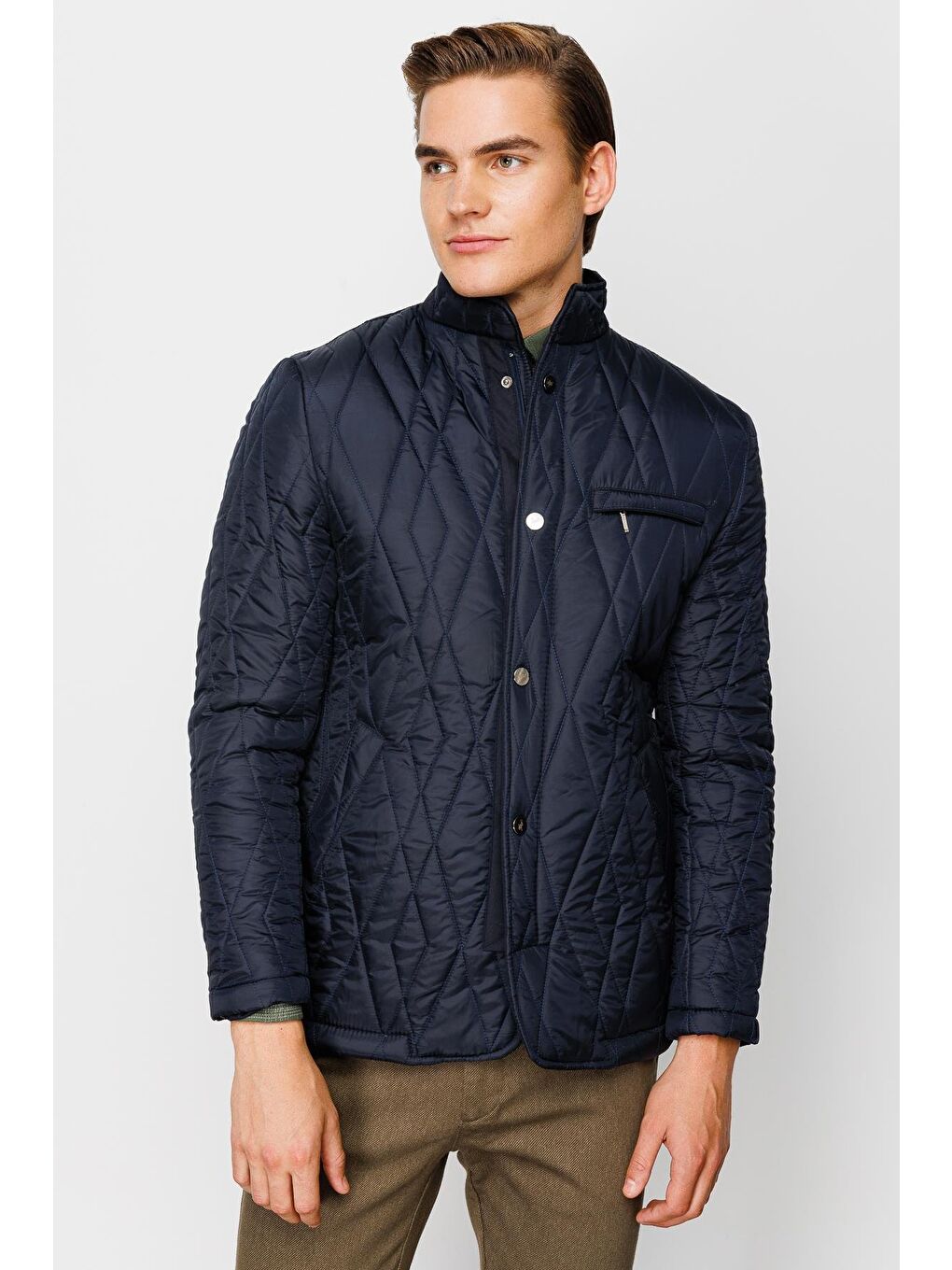 Erkek Lacivert Mont-1