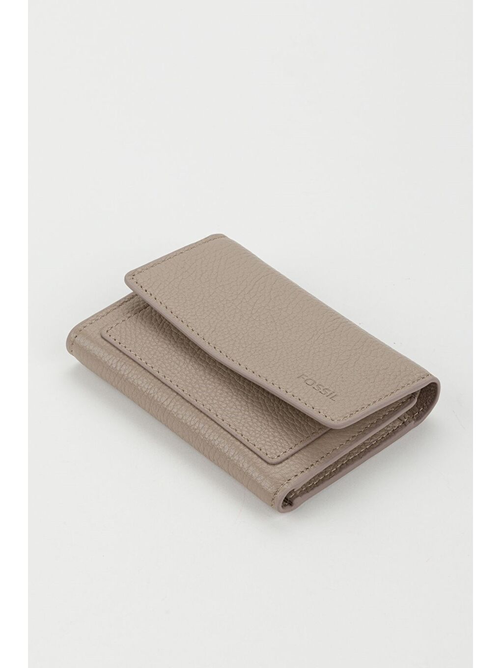 Bej Kutulu Hakiki Deri Buz Mavi Orta Boy Kadın El Portföyü Kartlık Cüzdan-3