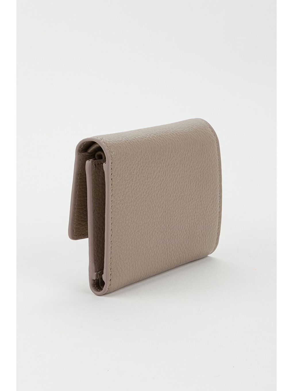 Bej Kutulu Hakiki Deri Buz Mavi Orta Boy Kadın El Portföyü Kartlık Cüzdan-4