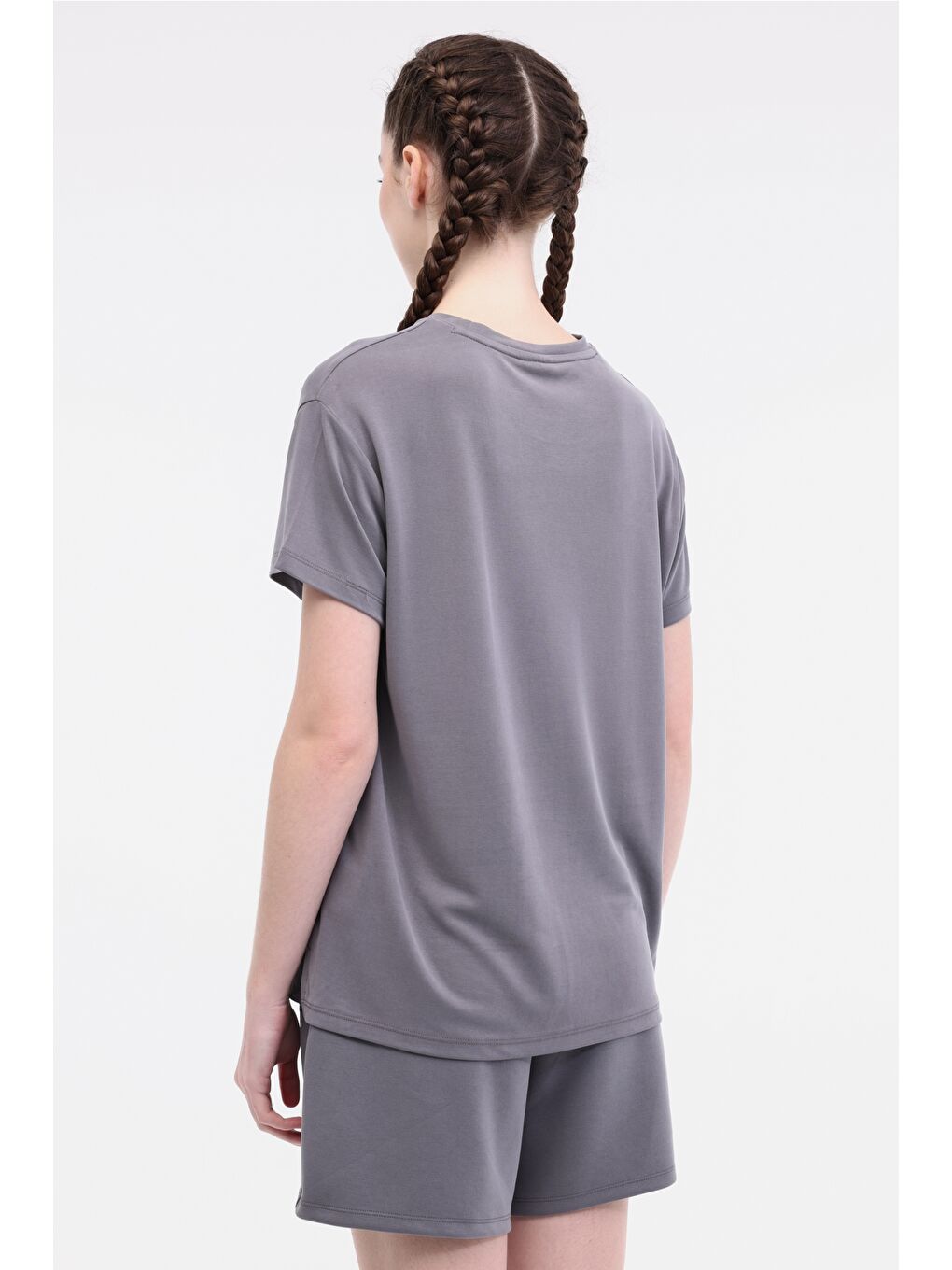 WL MIRUNA 11MS450 5FX Siyah Kadın Kısa Kol T-Shirt-1