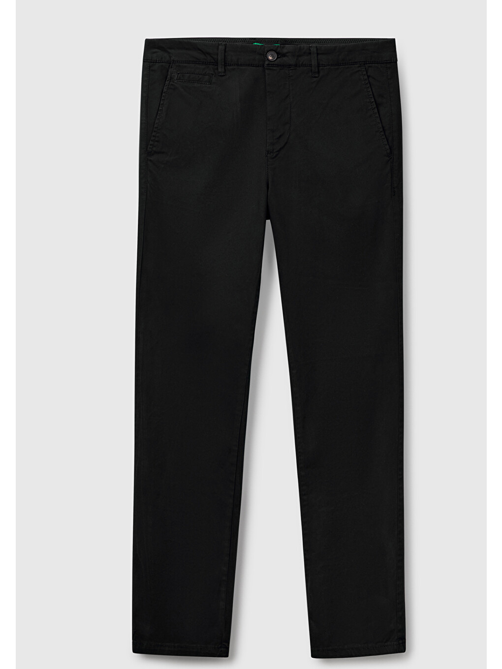 Erkek Siyah Slim Fit Chino Pantolon-1