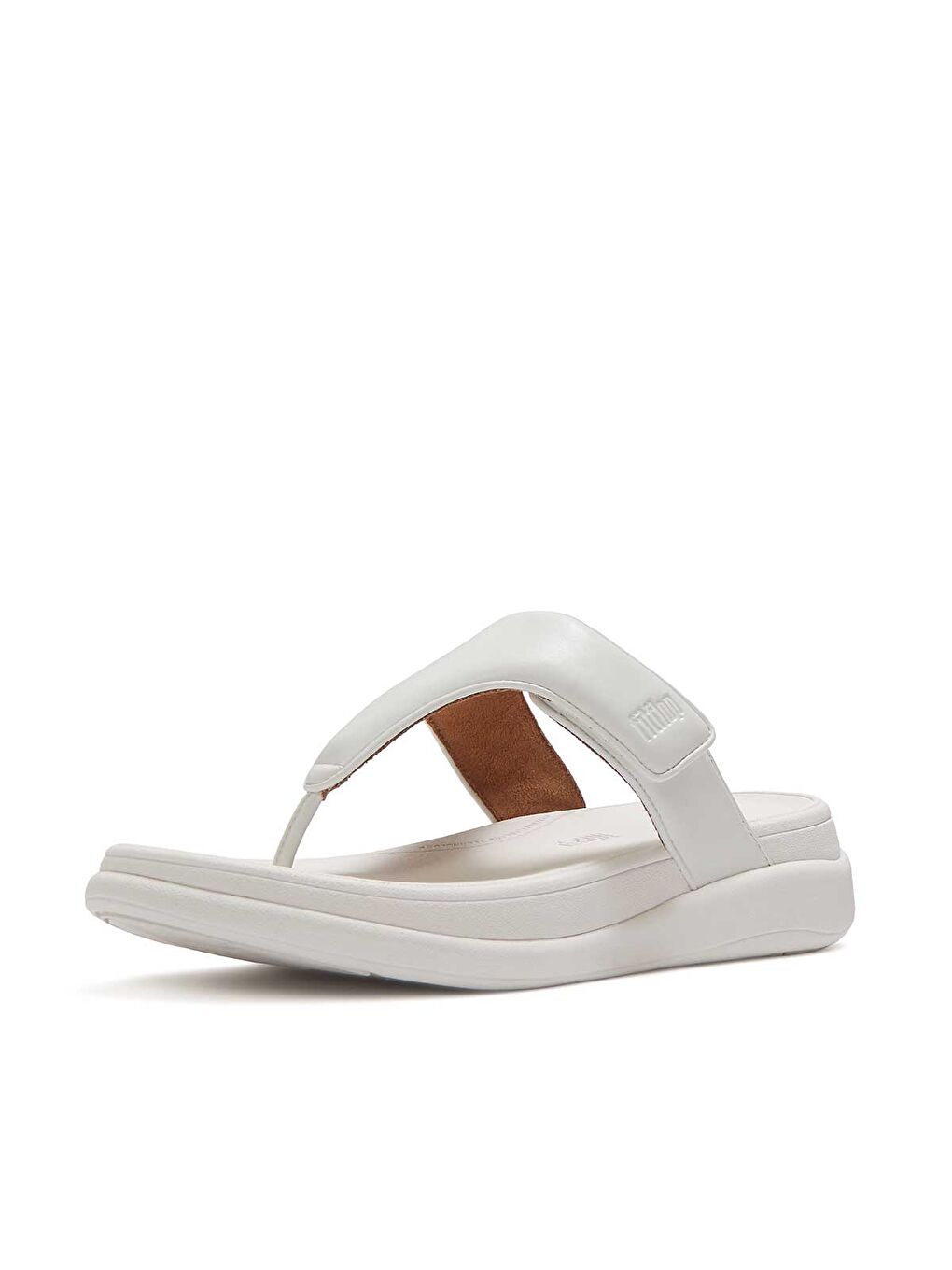 Beyaz Kadın Terlik IW1-090 /675 /A99/194 F-MODE GO ADJUSTABLE FLATFORM TOE-POST-1