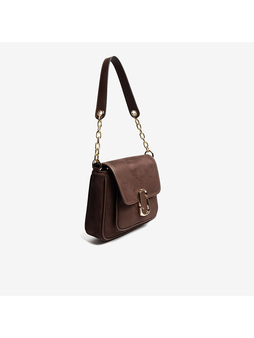 Kahverengi Kadın SP1147-M12 SILVER POLO Omuz Çantası Kahve-Kahve-1