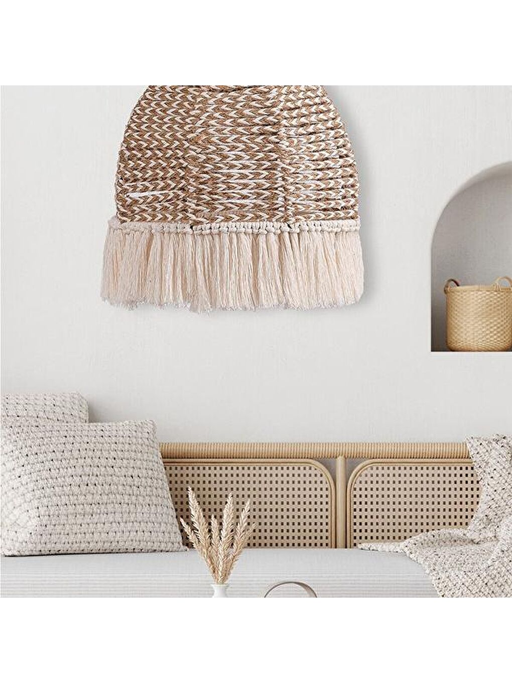 Delacorde El Yapımı Avize - Jüt / Ekru-2