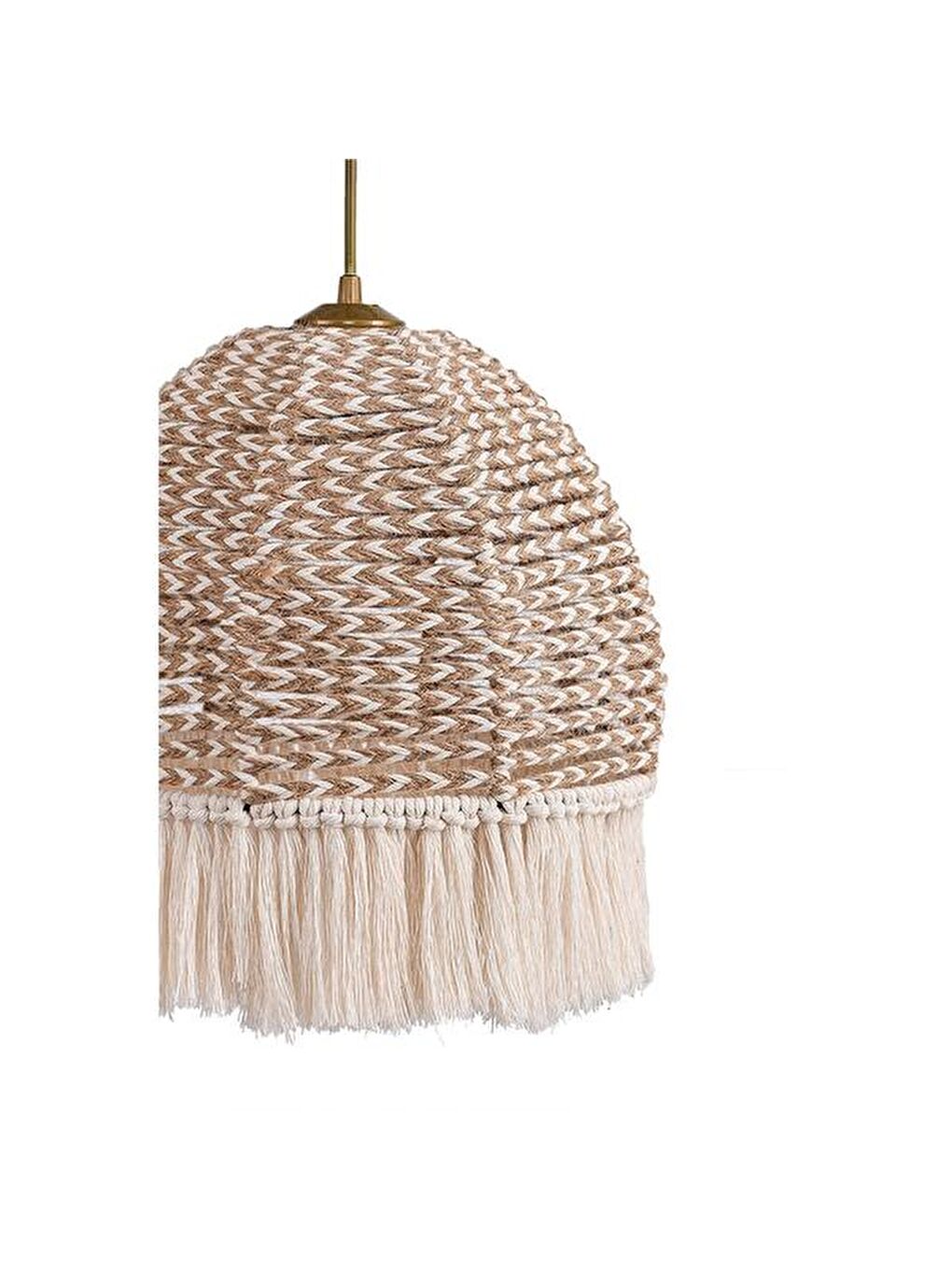 Delacorde El Yapımı Avize - Jüt / Ekru-4