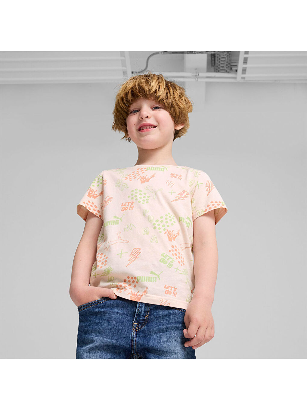 Essentials Fc Aop Çocuk Pembe Tişört