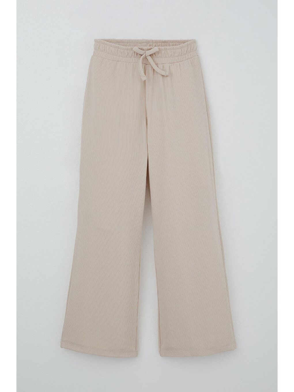 Kız Çocuk Pantolonlu Takımı Yazı Nakışlı Bej (6-8 Yaş)-10