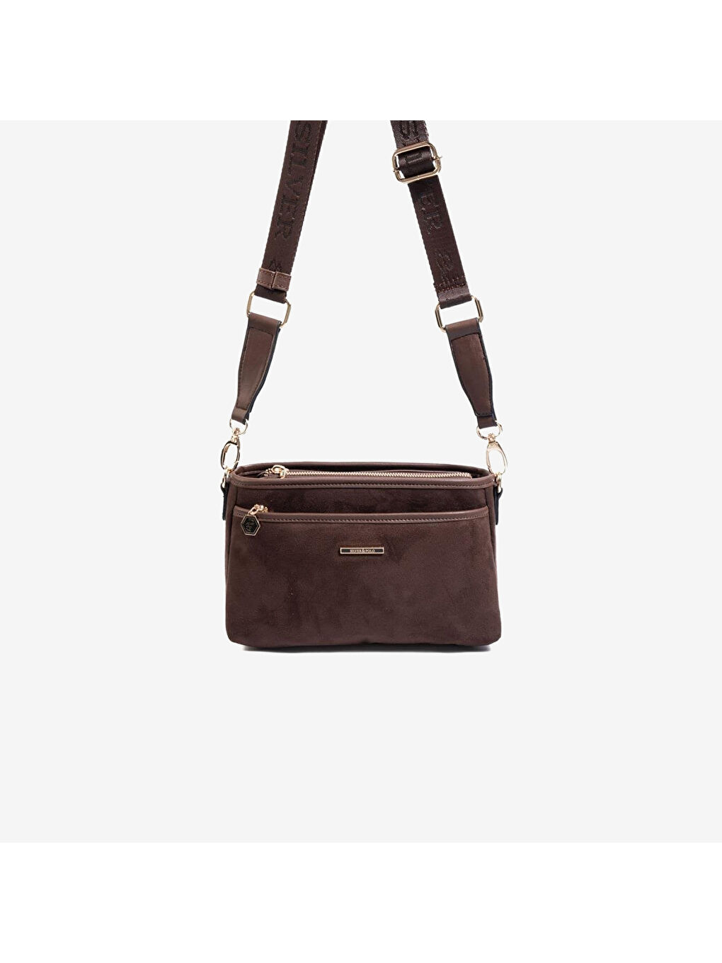 Kahverengi Kadın SP1184-M12 SILVER POLO Çapraz Çanta Kahve-Kahve