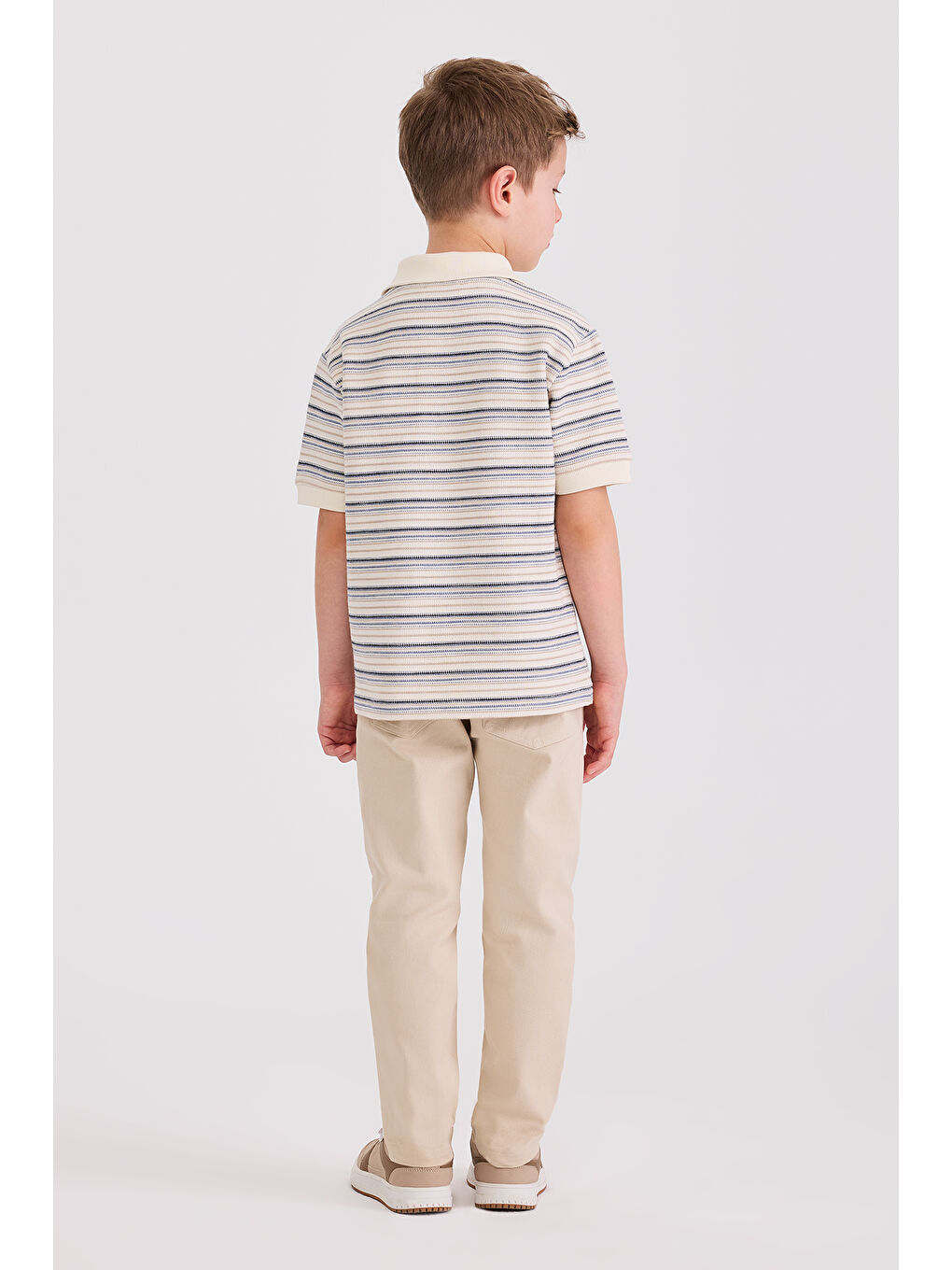 Erkek Çocuk Kısa Kollu Ekru Tişört-6