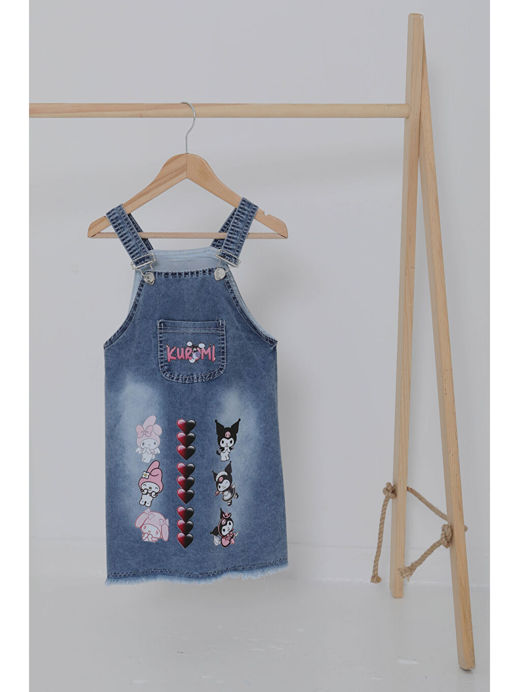 Kız Çocuk Mavi Baskılı Jean Jile   27061