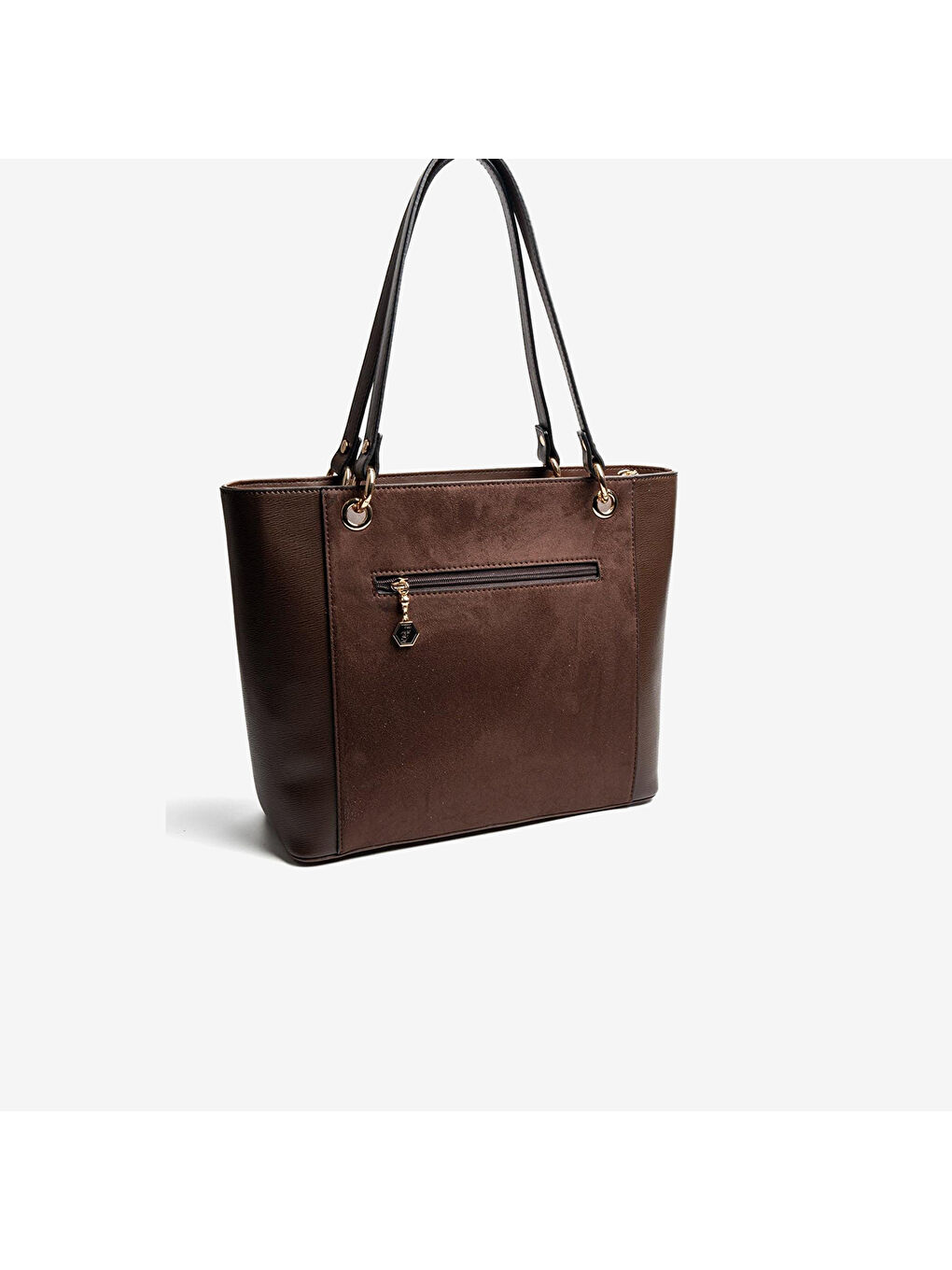 Kahverengi Kadın SP1176-M12 SILVER POLO Omuz Çantası Kahve-Kahve-3