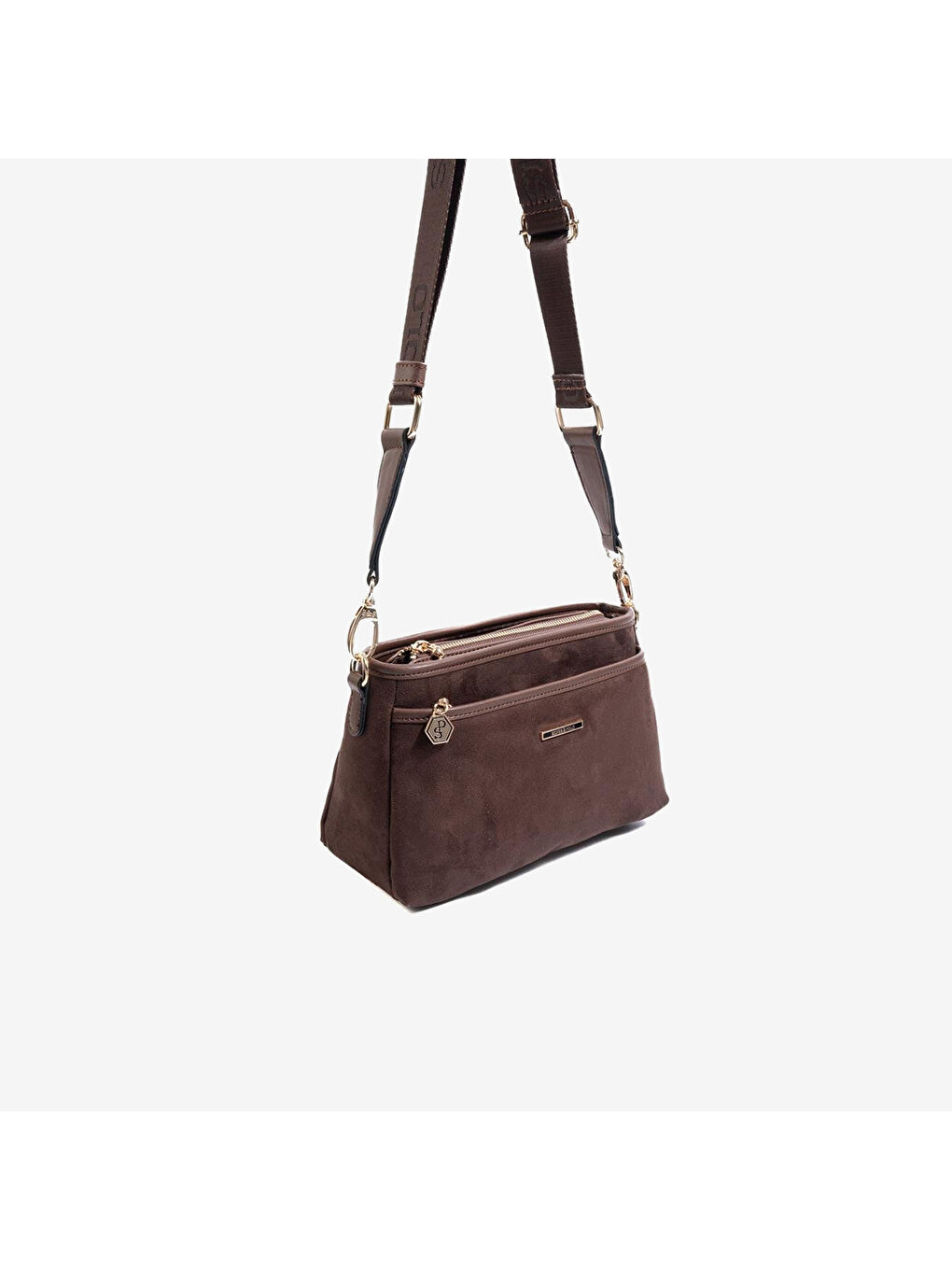 Kahverengi Kadın SP1184-M12 SILVER POLO Çapraz Çanta Kahve-Kahve-1