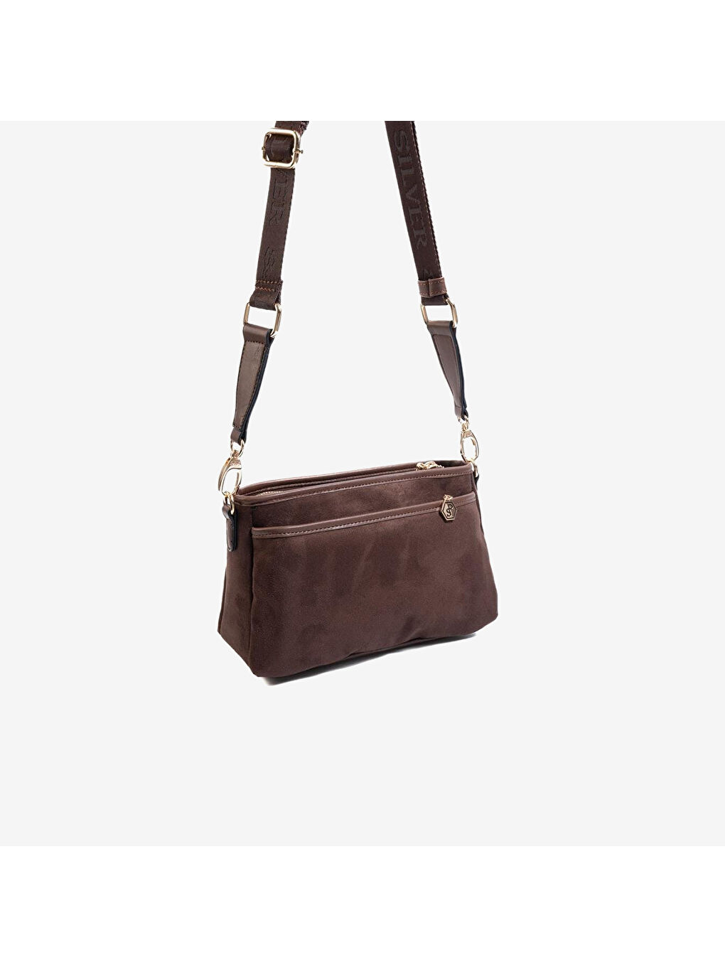 Kahverengi Kadın SP1184-M12 SILVER POLO Çapraz Çanta Kahve-Kahve-3