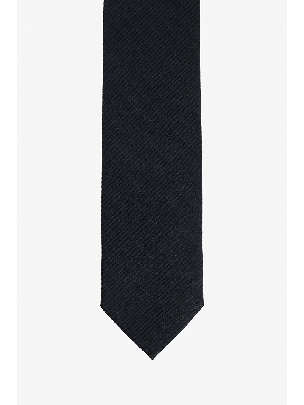 Erkek Siyah Desenli İpek Kravat-1