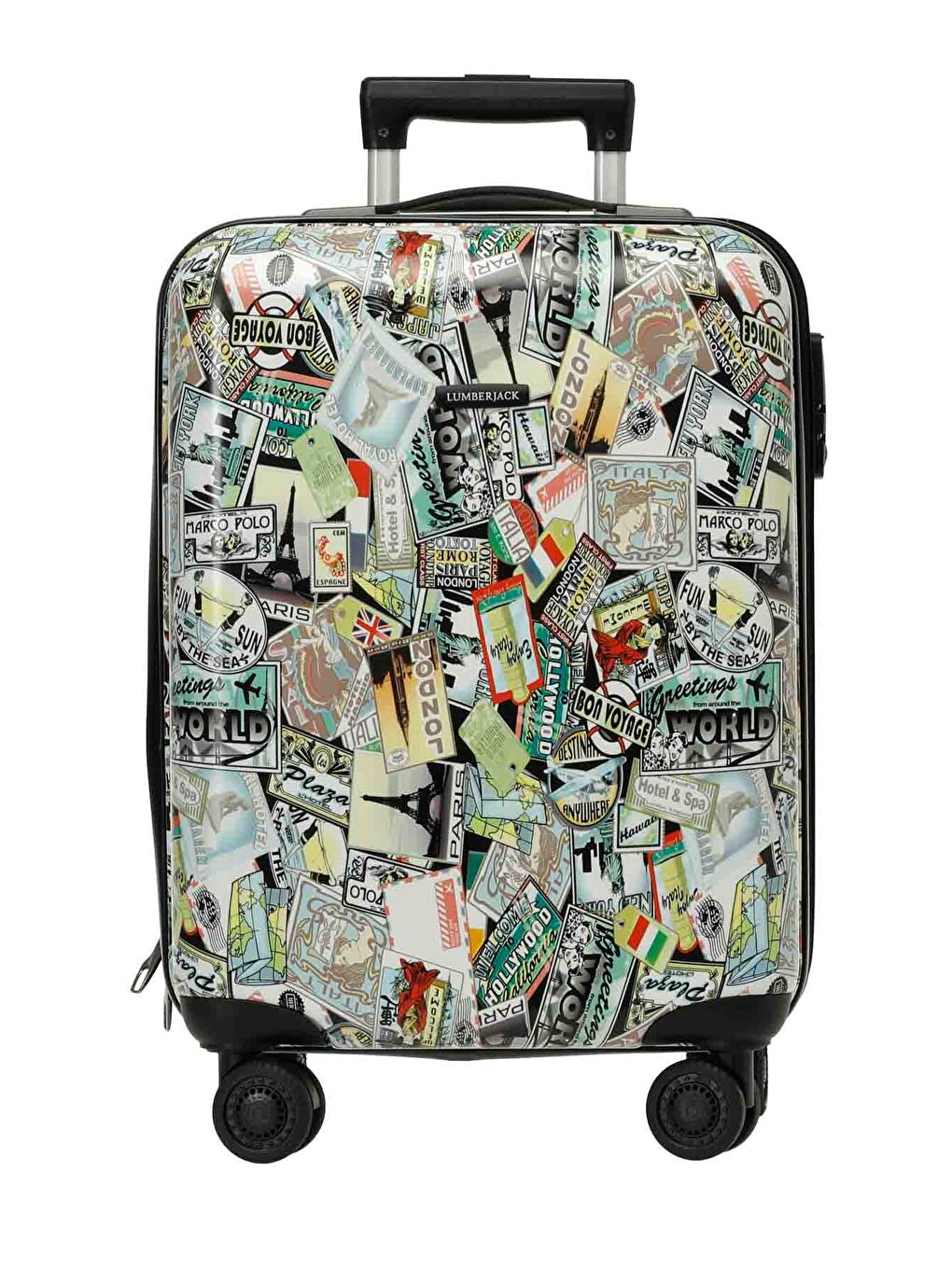 Karışık PC LONDON -K 5FX Çok Renkli Unisex Küçük Boy Valiz