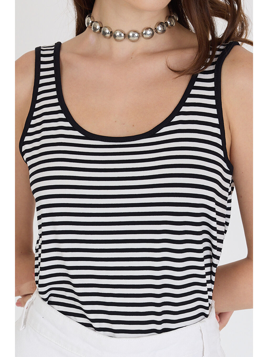 Askılı Siyah Regular Yazlık Kadın Atlet 2934-2