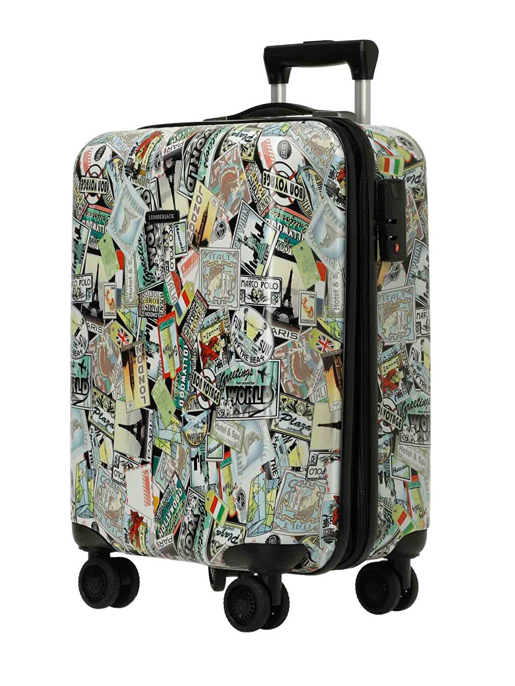 Karışık PC LONDON -K 5FX Çok Renkli Unisex Küçük Boy Valiz-1