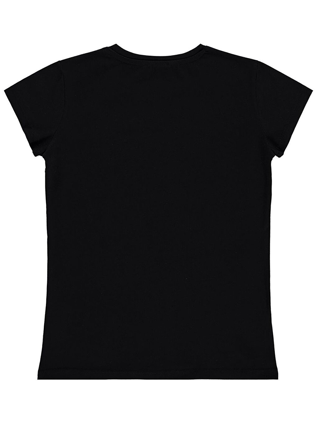 Girls Paris Baskılı 10-13 Yaş Tişört - Siyah-1