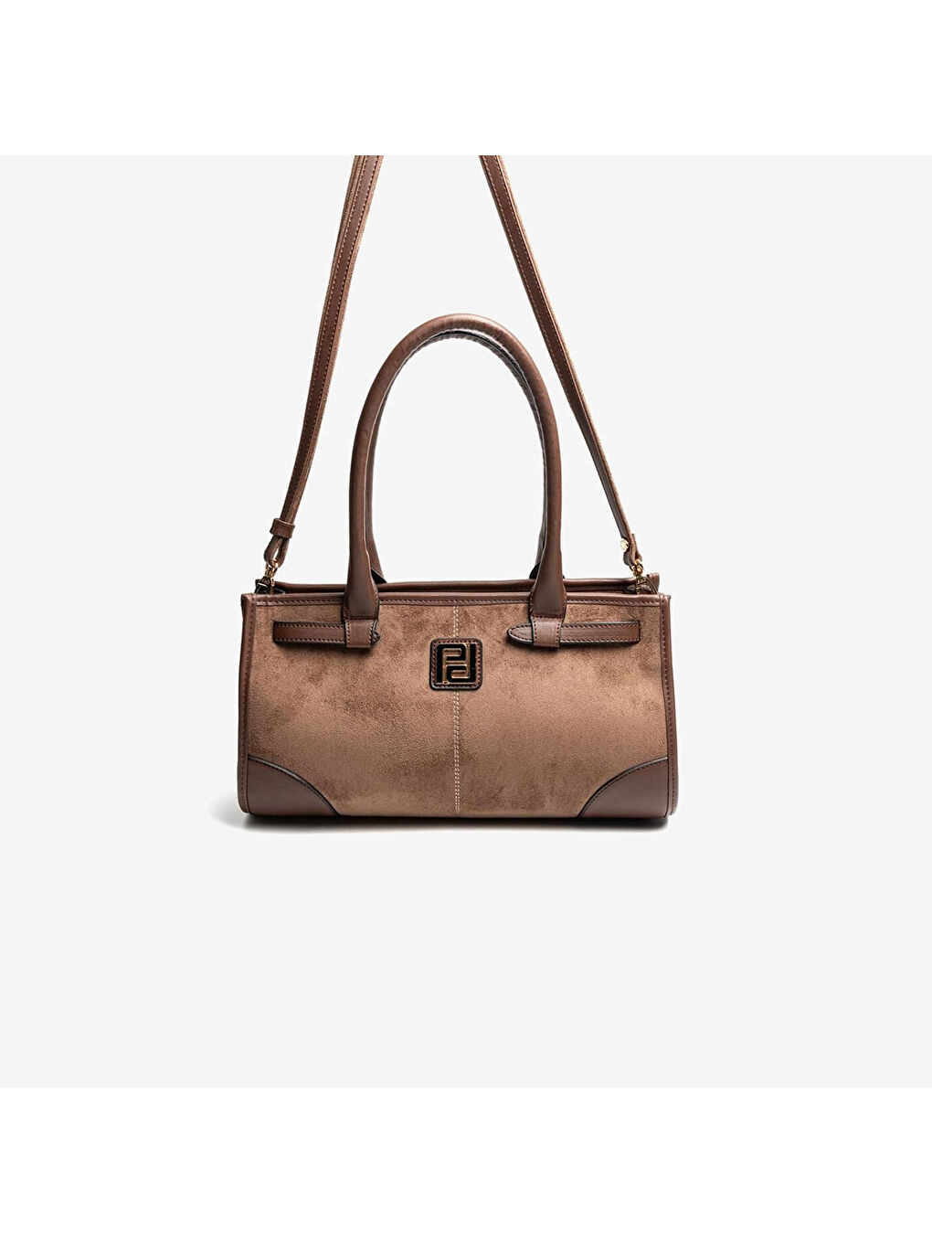 Kahverengi Kadın SP1261-M12 SILVER POLO El Çantası Kahve-Kahve-4