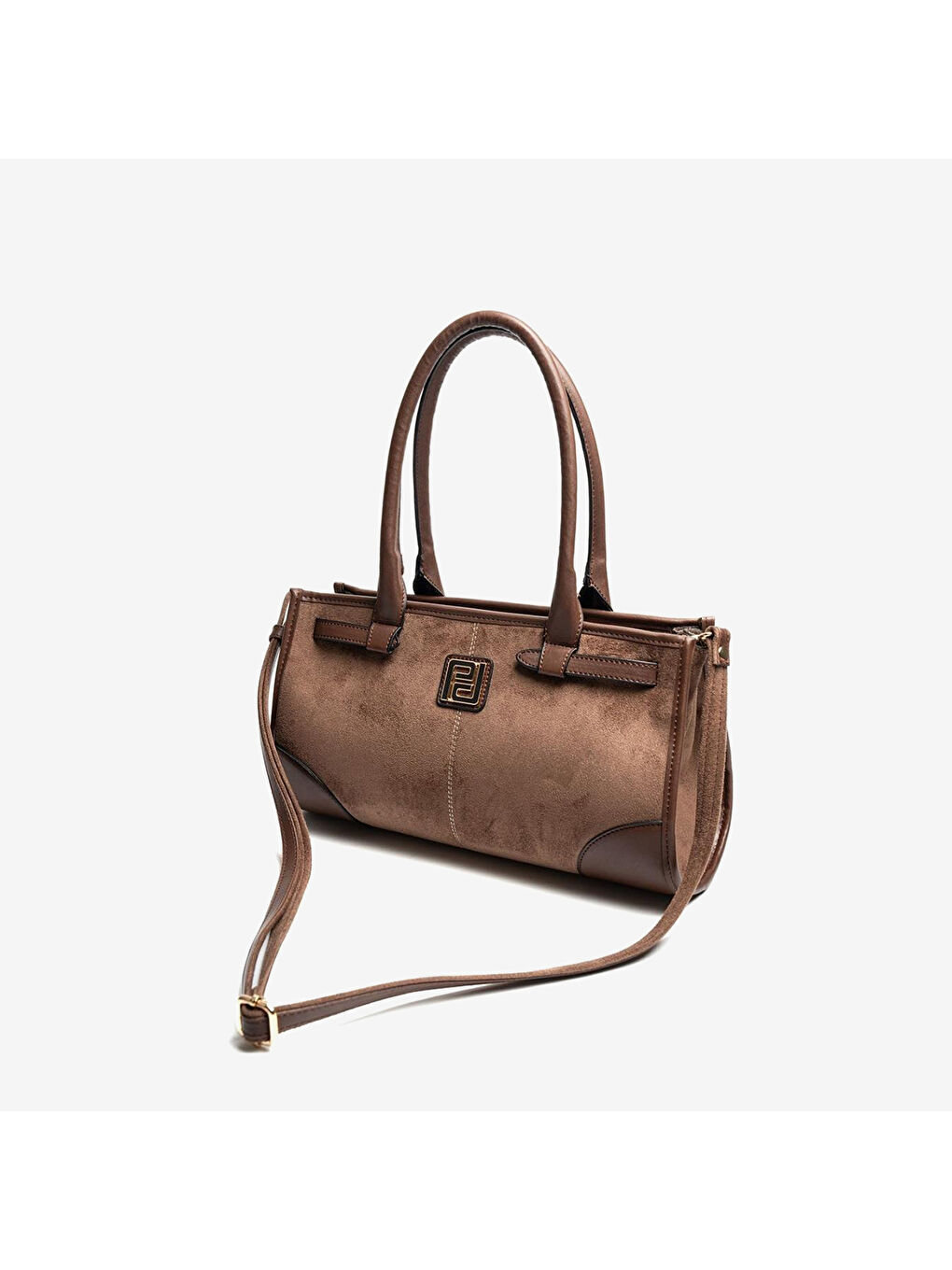 Kahverengi Kadın SP1261-M12 SILVER POLO El Çantası Kahve-Kahve-5