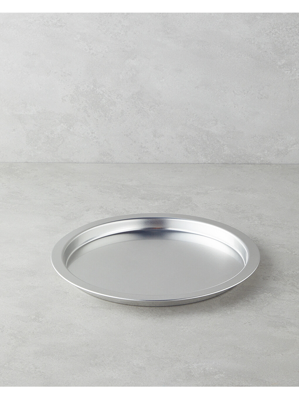 Gri Emma Metal Tepsi 31,5 Cm Silver-1