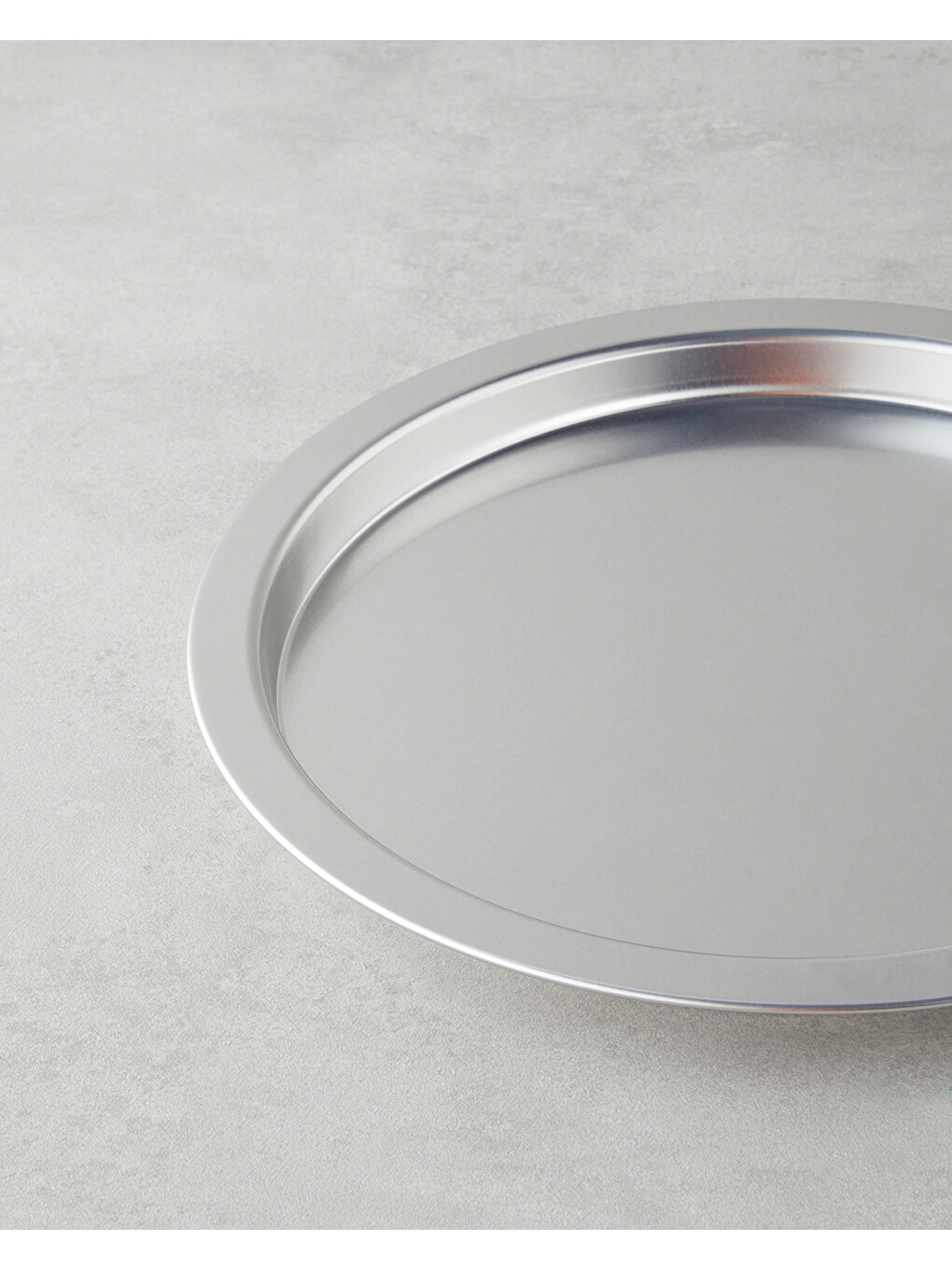 Gri Emma Metal Tepsi 31,5 Cm Silver-2