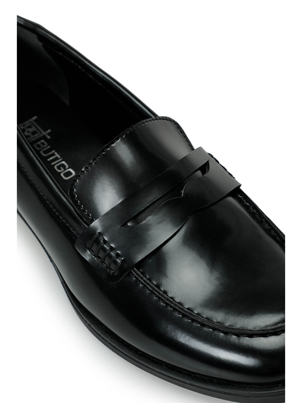 26k-213 Siyah Kadın Loafer-5