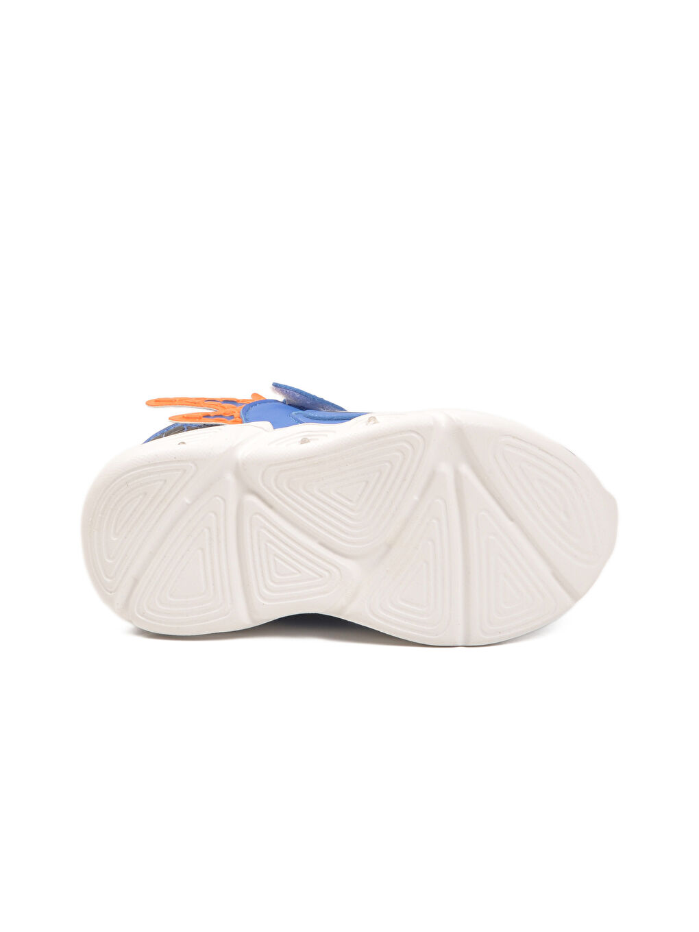 Mavi Saks Cırtlı Işıklı Hafif Erkek Bebek Spor Ayakkabı Stego B-4