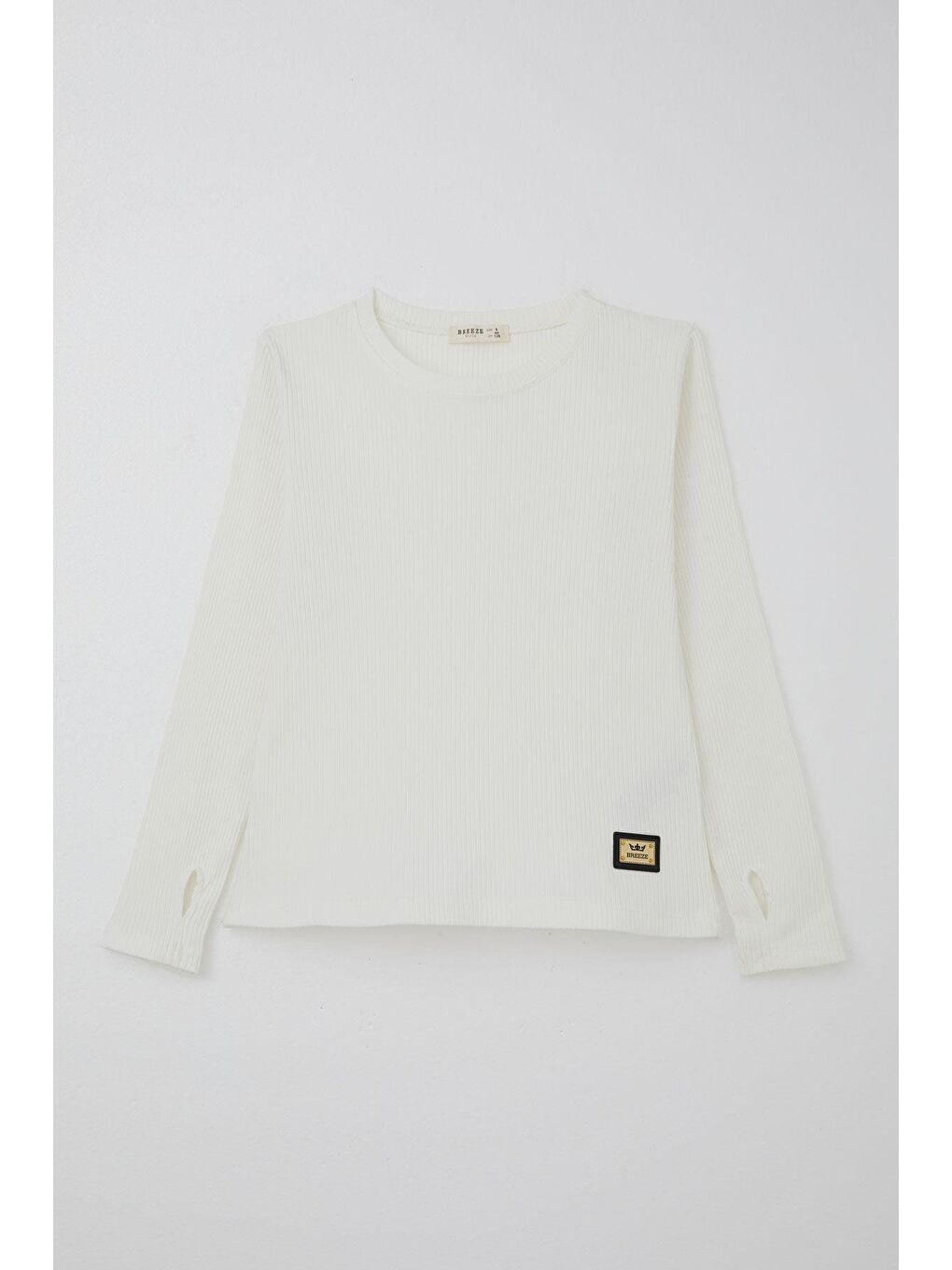 Kız Çocuk Pantolonlu Takım Bluzu Parmak Detaylı Pantolonu Ekose Desenli Ekru (9 Yaş)-2