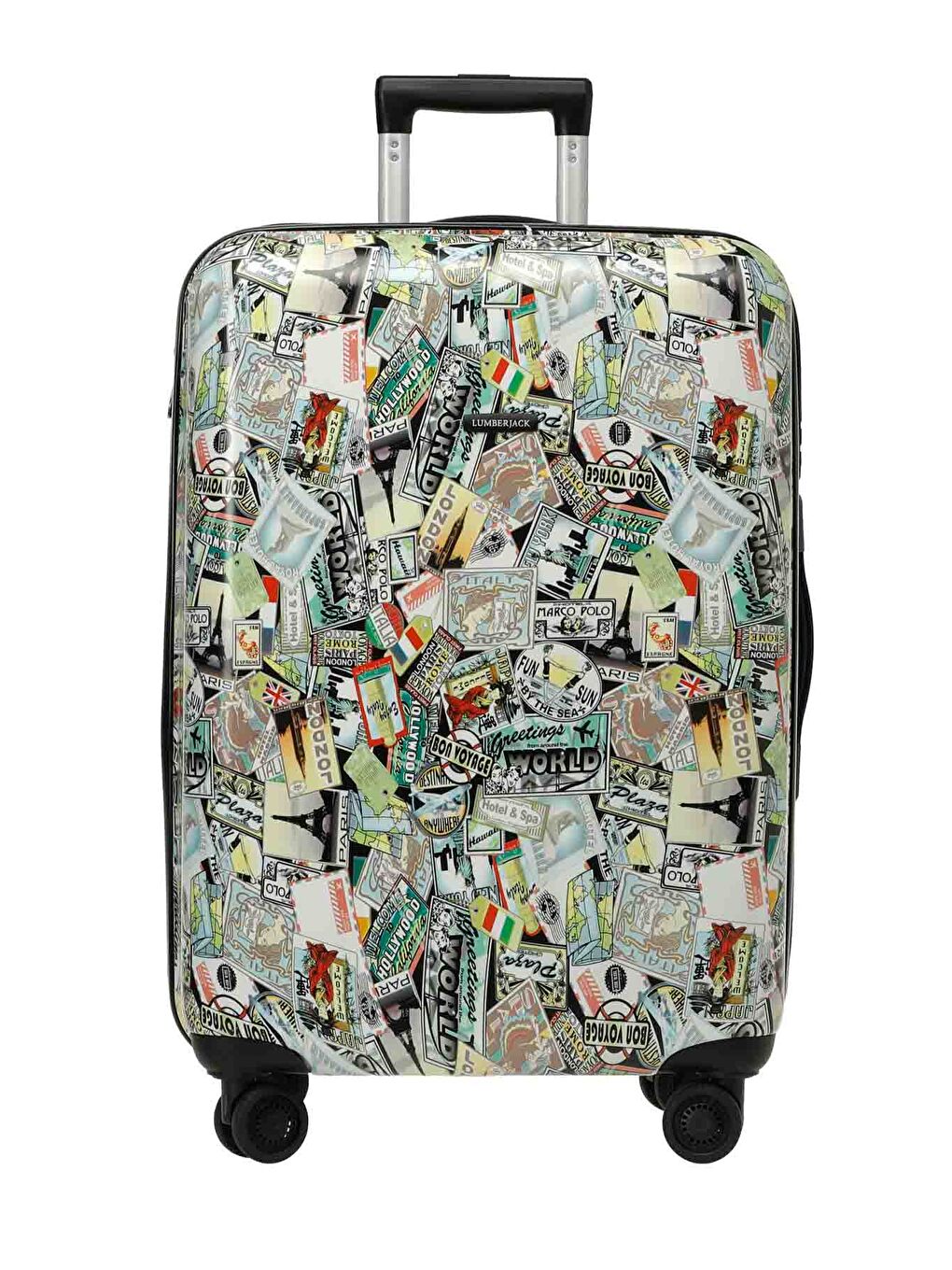 Karışık PC LONDON -O 5FX Çok Renkli Unisex Orta Boy Valiz