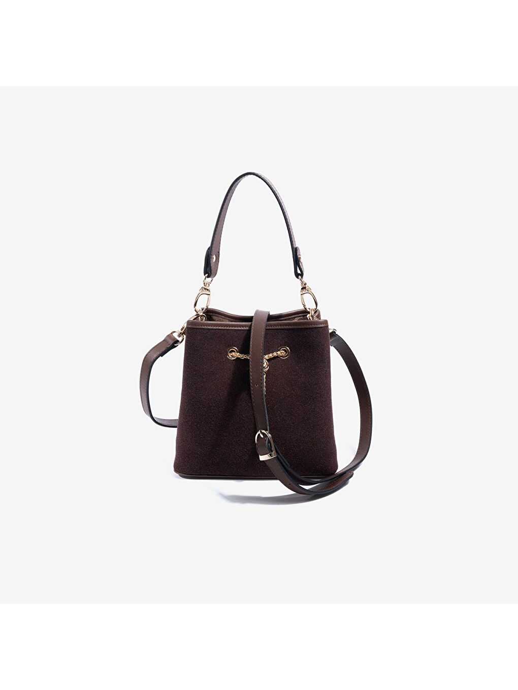 Kahverengi Kadın SP1266-M12 SILVER POLO Çapraz Çanta Kahve-Kahve-4