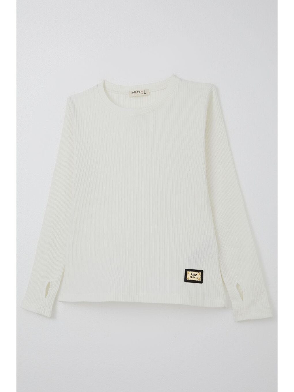 Kız Çocuk Pantolonlu Takım Bluzu Parmak Detaylı Pantolonu Ekose Desenli Ekru (9 Yaş)-6