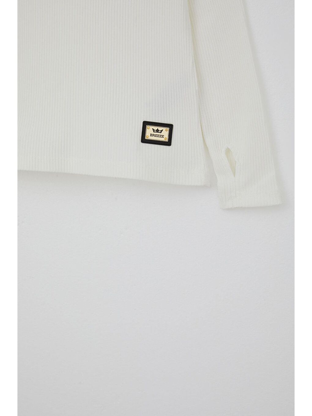 Kız Çocuk Pantolonlu Takım Bluzu Parmak Detaylı Pantolonu Ekose Desenli Ekru (9 Yaş)-8