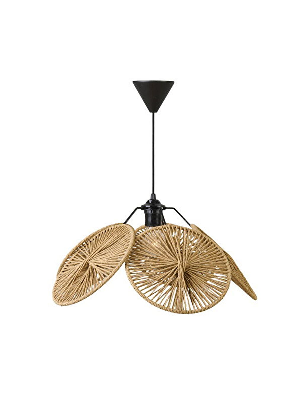 Lighting Krona Sarkıt - Kahverengi - 24x48x48 cm-2