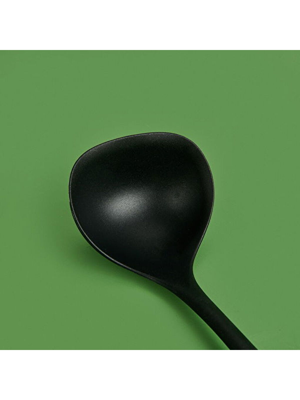 Tekli Silikon Geniş Servis Kepçesi - Siyah-1