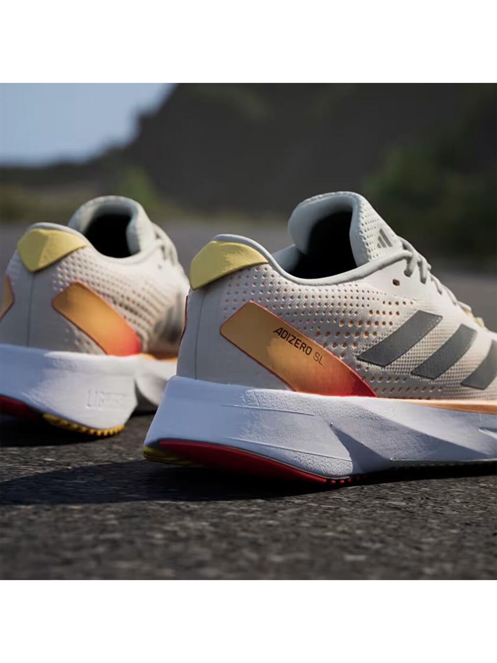 Siyah Adizero Sl Kadın Bej Yol Koşusu Ayakkabısı-7