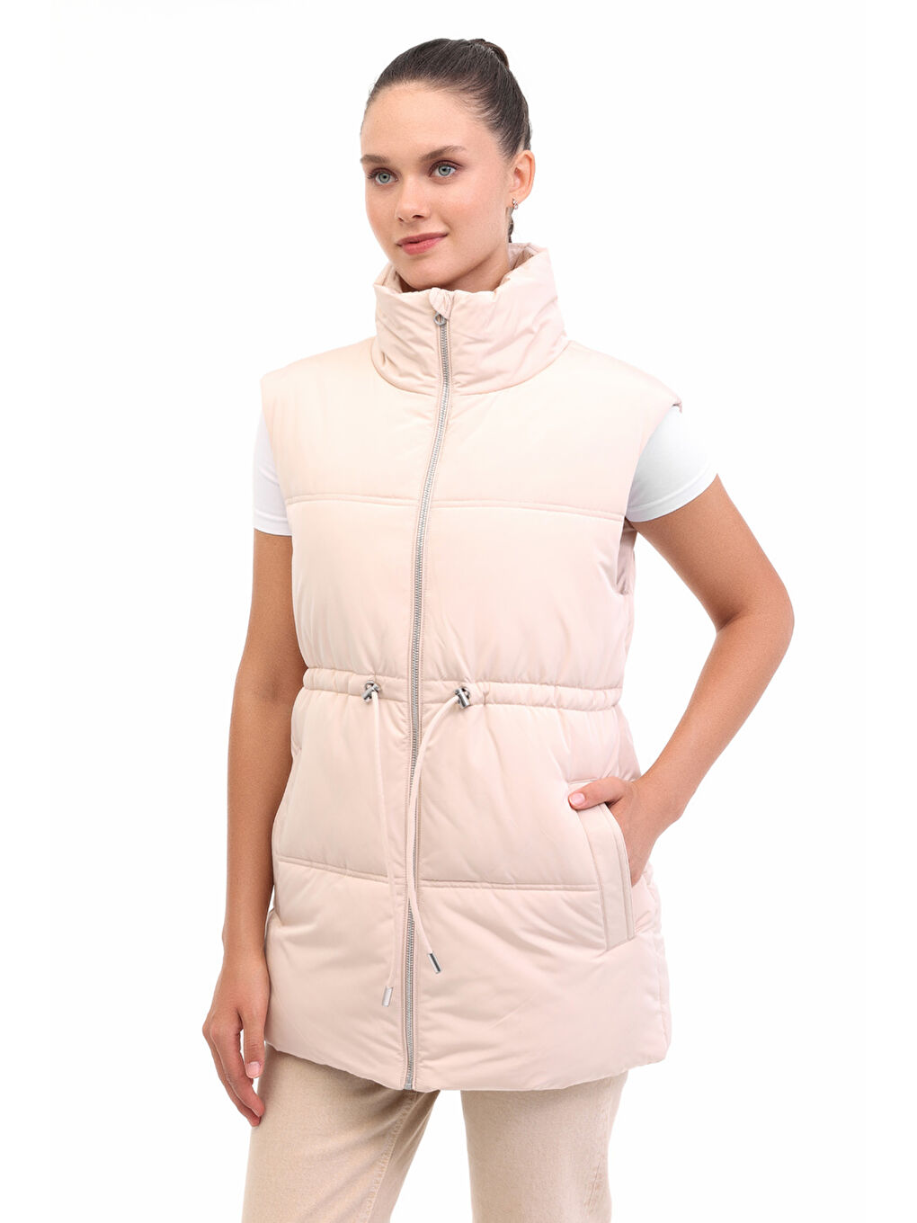 WL 4ELLEN GF98 5PR Bej Kadın Yelek