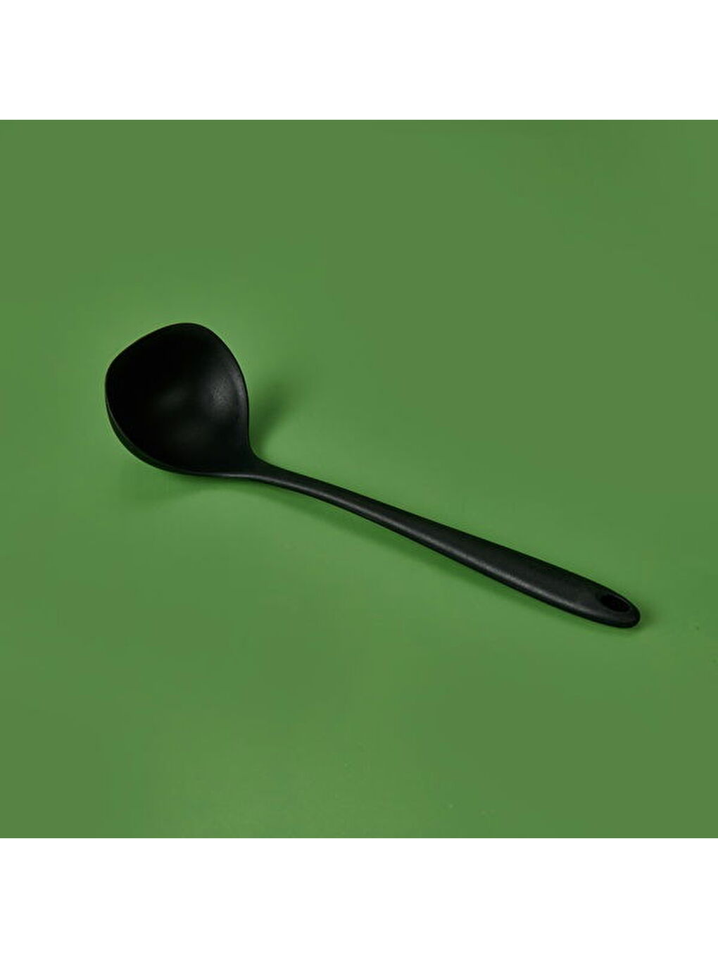 Tekli Silikon Geniş Servis Kepçesi - Siyah-3