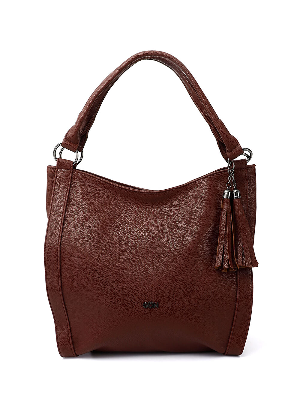 Bordo Kadın BORDO Uzun Askılı Püsküllü El ve Omuz Çantası