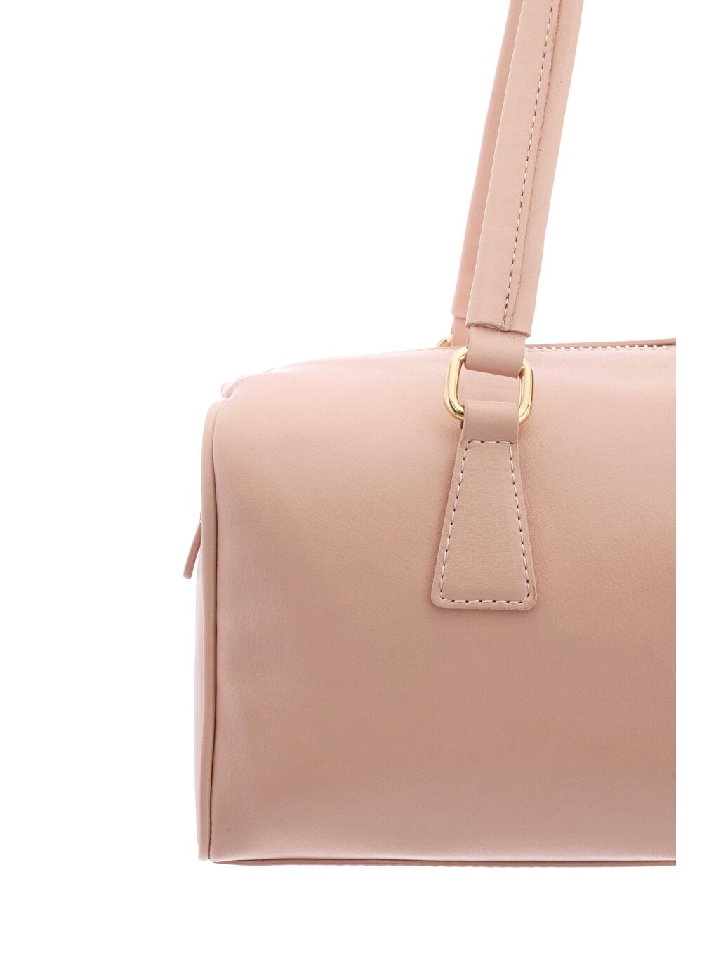 Pembe Valeria Bowling Omuz Çantası Pudra-4