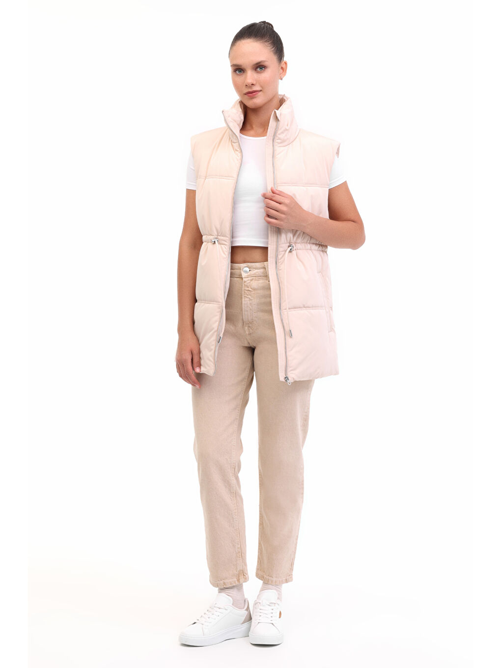 WL 4ELLEN GF98 5PR Bej Kadın Yelek-2