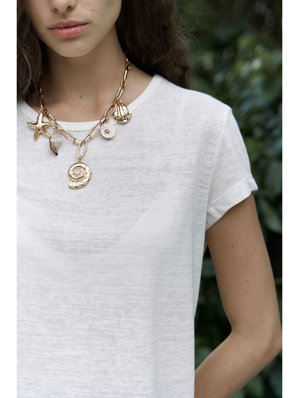 Suva Kısa Kol Ekru T-Shirt-6