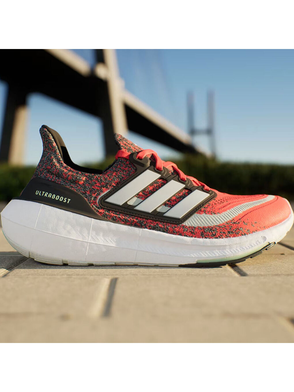 Kırmızı Ultraboost Light Erkek Yol Koşusu Ayakkabısı-2