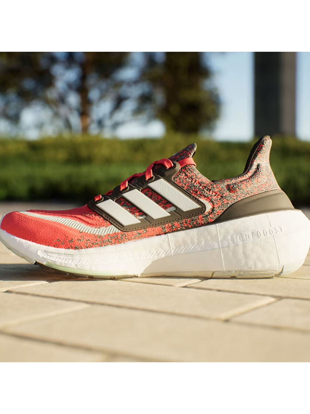 Kırmızı Ultraboost Light Erkek Yol Koşusu Ayakkabısı-3
