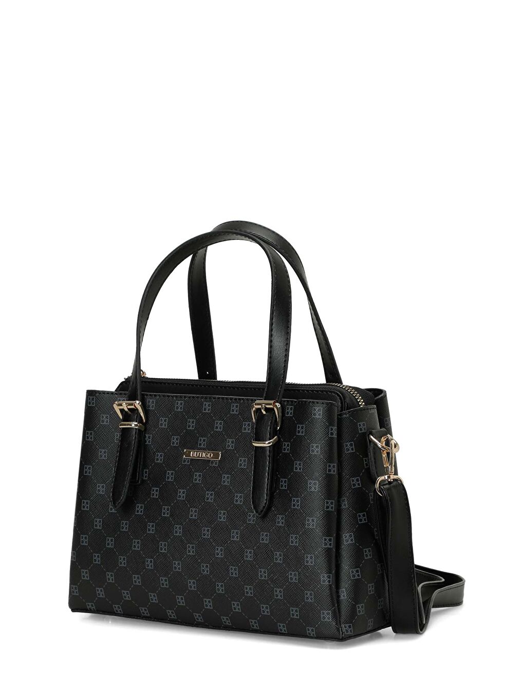 MNG MINI BOLMELI EL 6FX Siyah Kadın El Çantası-1