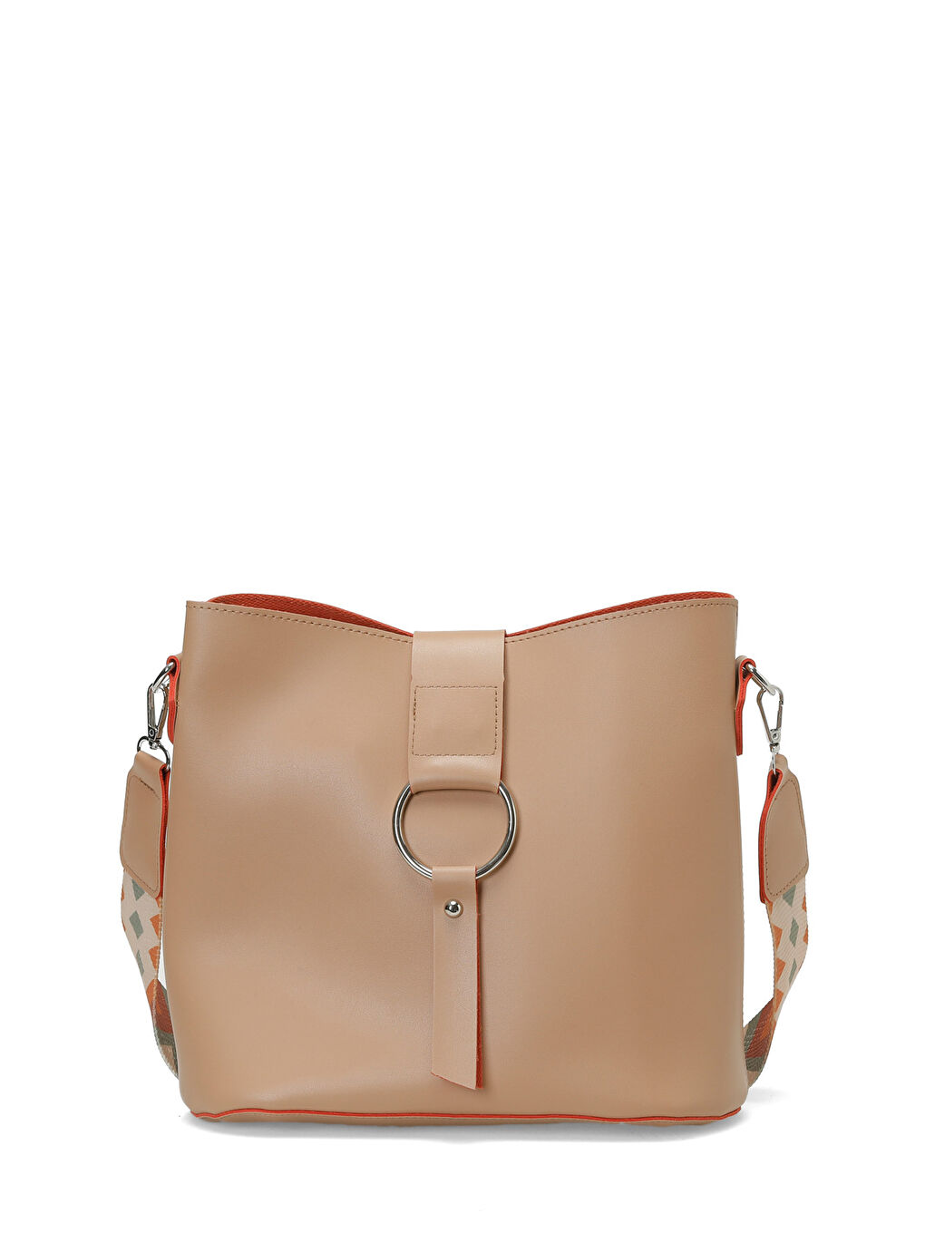CLT RENKLI BUCKET OMZ 6FX Bej Kadın Omuz Çantası-1
